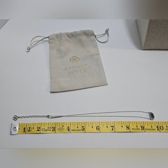 Kendra Scott Cobalt Blue and Silver Necklace - Picture 7 of 7